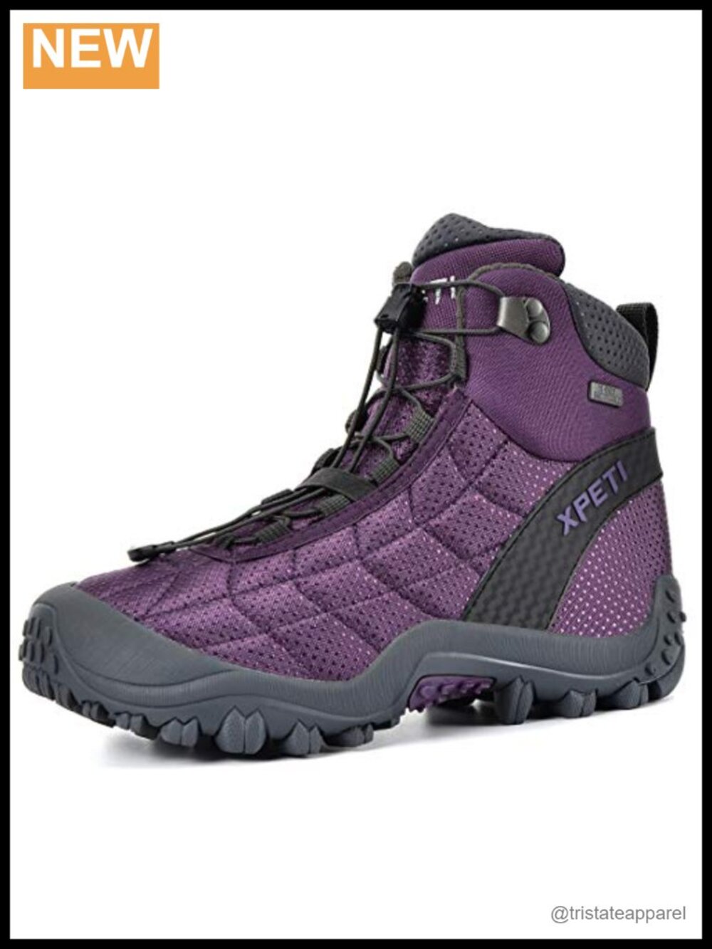 Women's Waterproof Insulated Snow Boots Lace-Up Anti-Slip Rubber Sole